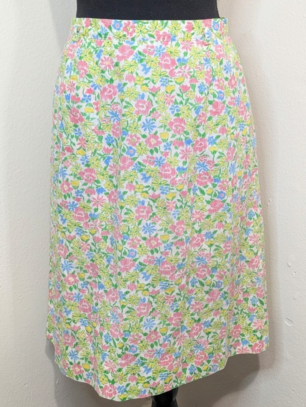 VTG Gordon of Philadelphia Prairiecore Cottagecore Floral Romantic Skirt 10